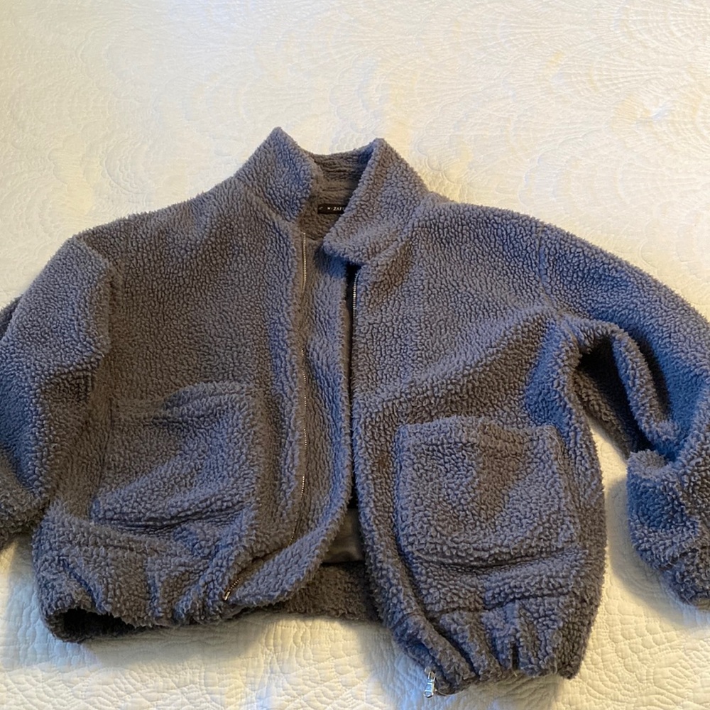 gray zaful teddy jacket